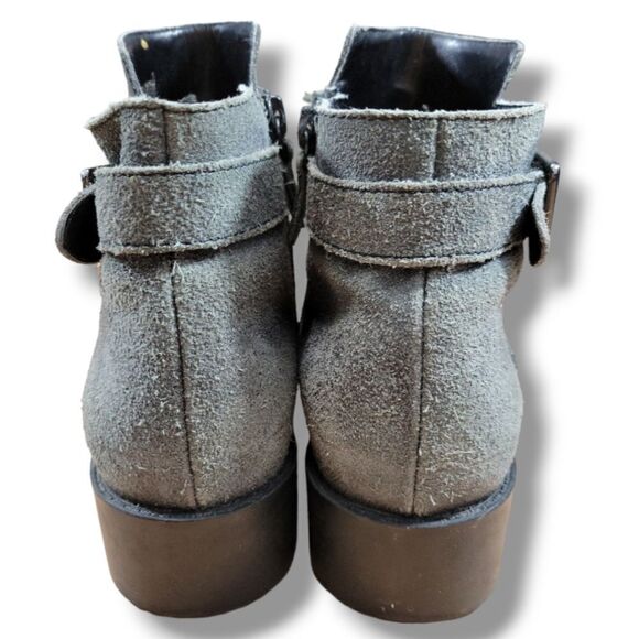 Cole Haan Boots Size 8.5 B Women's Cole Haan Rooney Short Boots Gray Ankle Boots - Picture 7 of 10